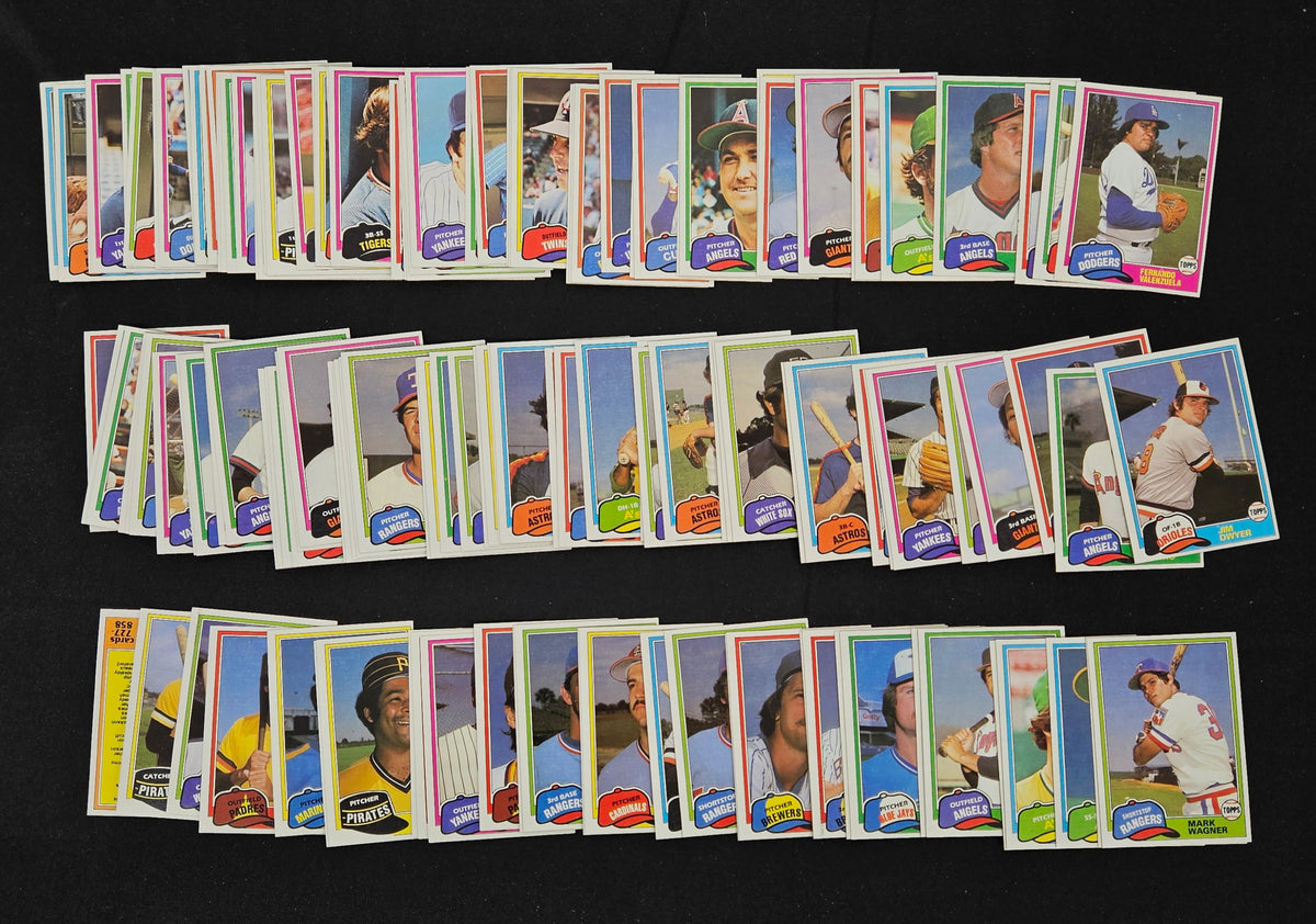 1981 Topps Traded Baseball Complete Set (132/132) NM