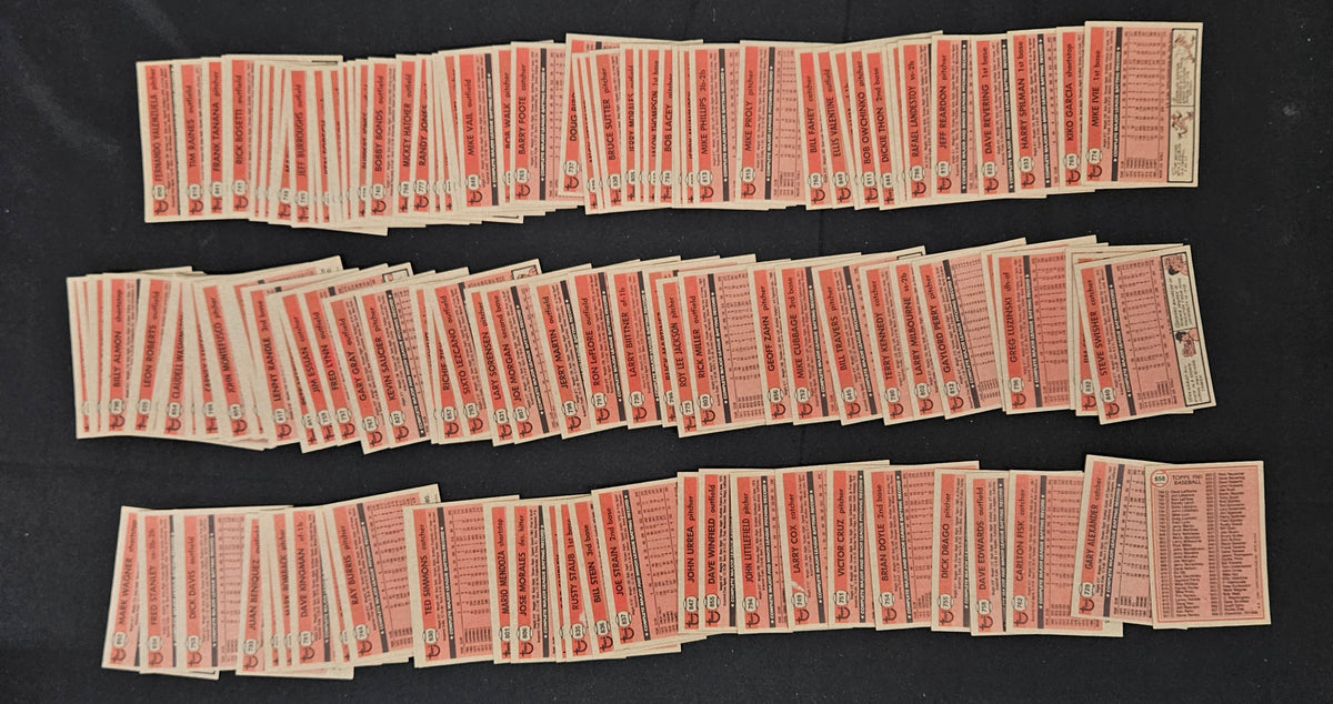 1981 Topps Traded Baseball Complete Set (132/132) NM