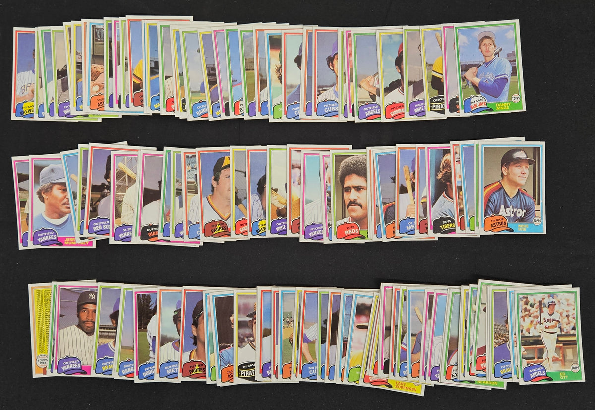 1981 Topps Traded Baseball Complete Set (132/132) NM "A"