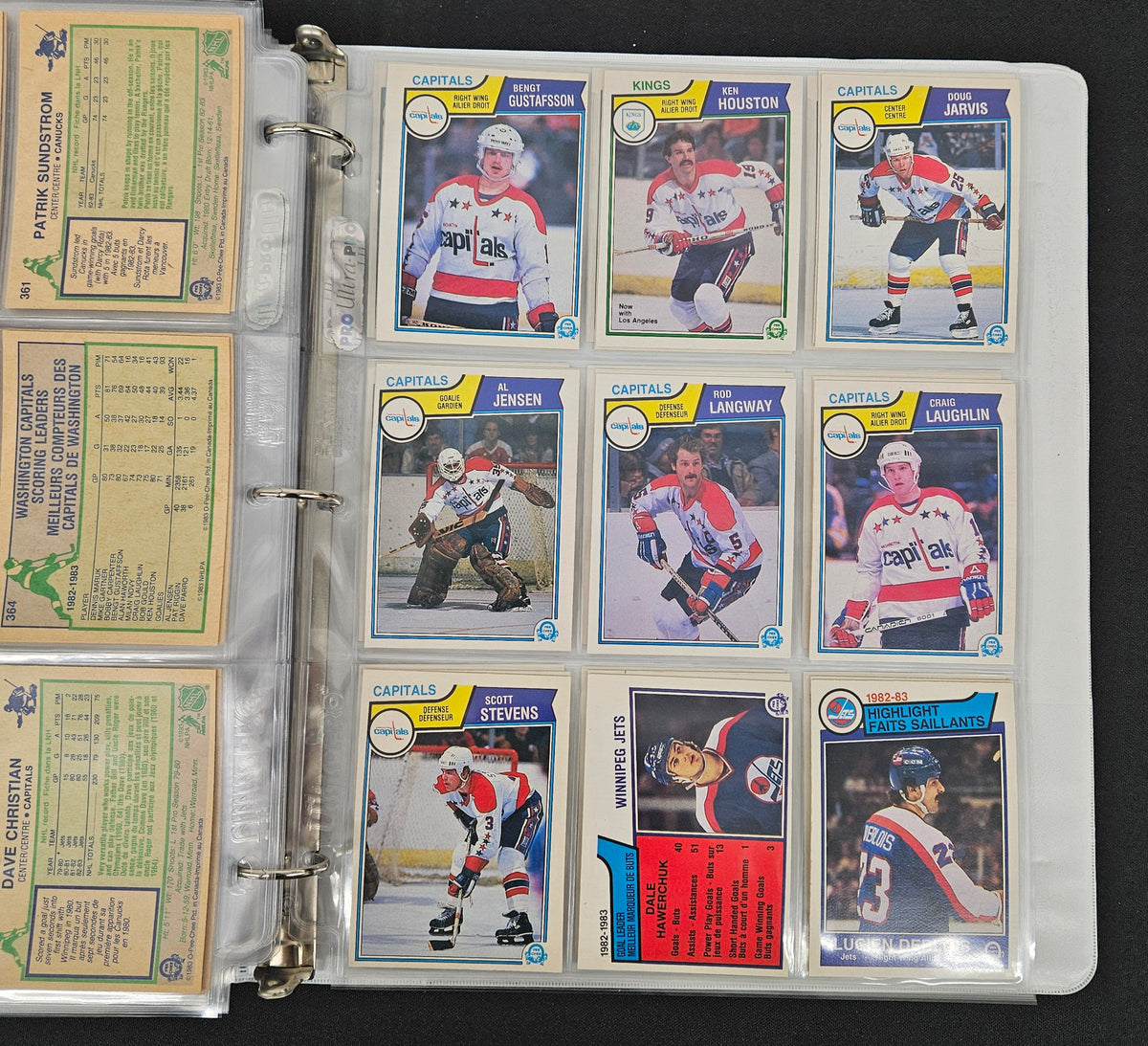 1983-84 O-Pee-Chee Hockey Complete Set NM/MT (8 Different Gretzkys)
