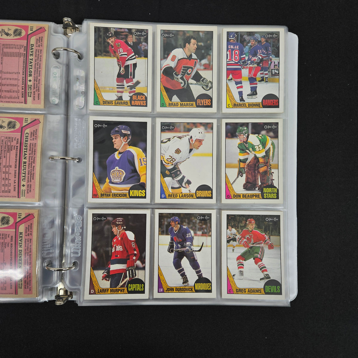 1987-88 O-Pee-Chee Ice Hockey Complete Set (264) NM/MT