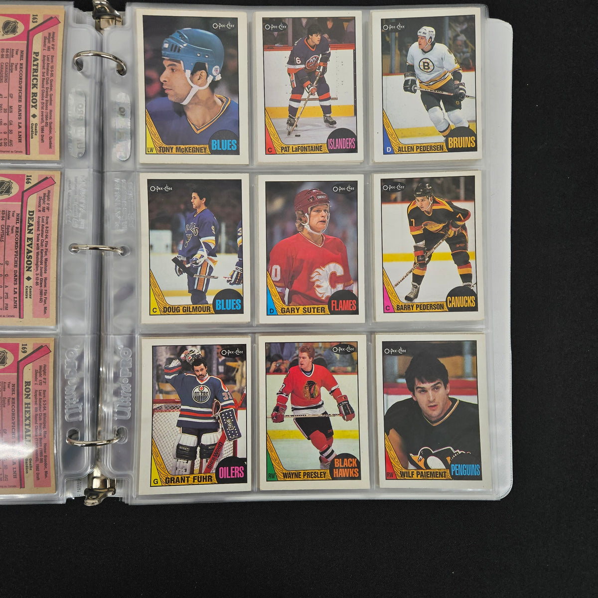 1987-88 O-Pee-Chee Ice Hockey Complete Set (264) NM/MT