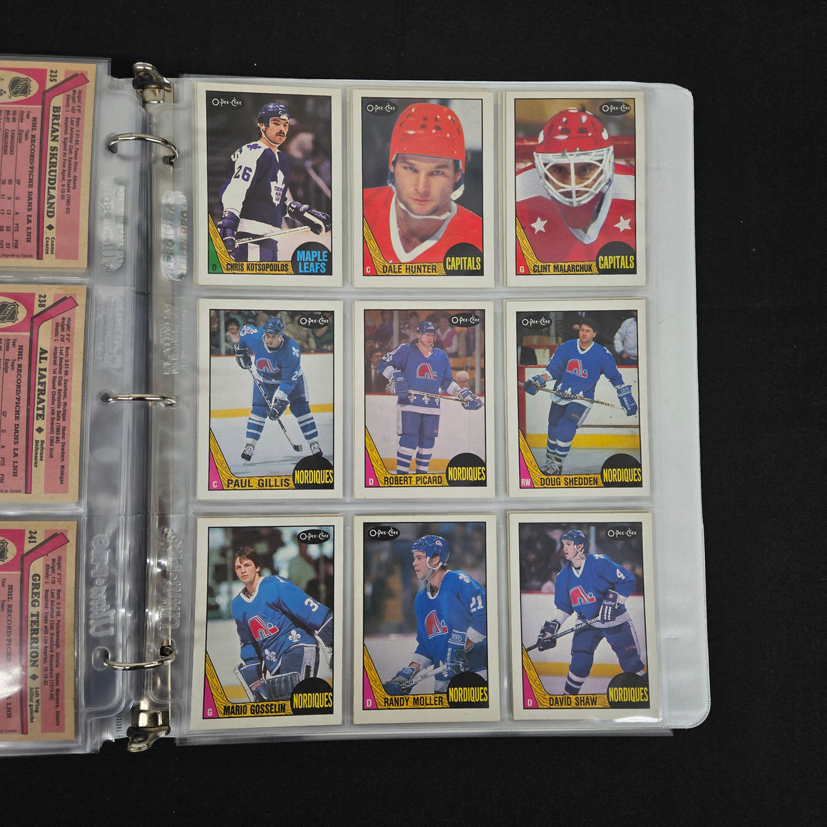 1987-88 O-Pee-Chee Ice Hockey Complete Set (264) NM/MT