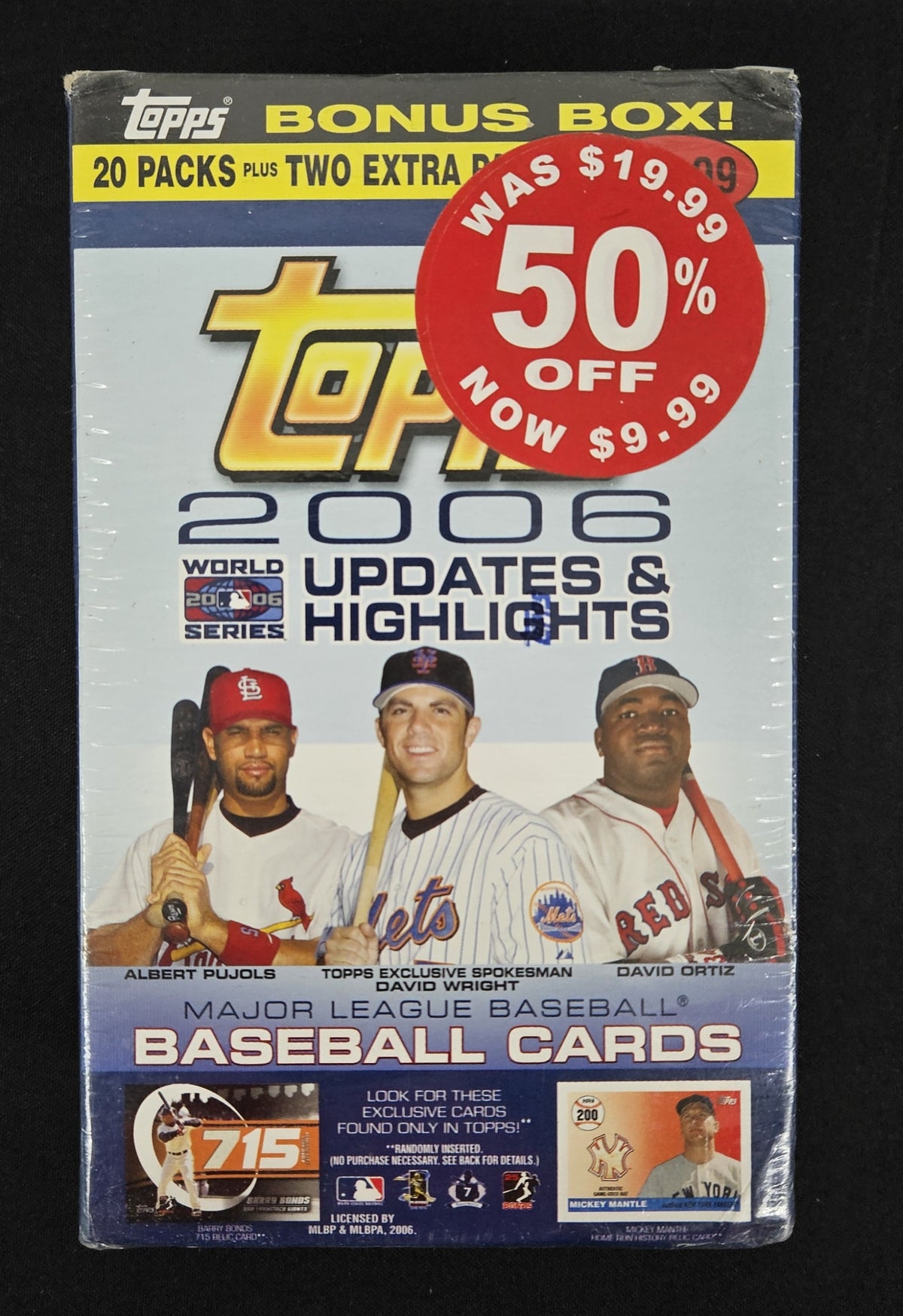 2006 Topps Baseball Updates & Highlights Bonus Box Factory Sealed