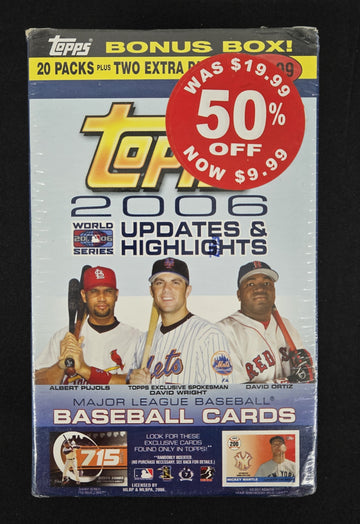 2006 Topps Baseball Updates & Highlights Bonus Box Factory Sealed