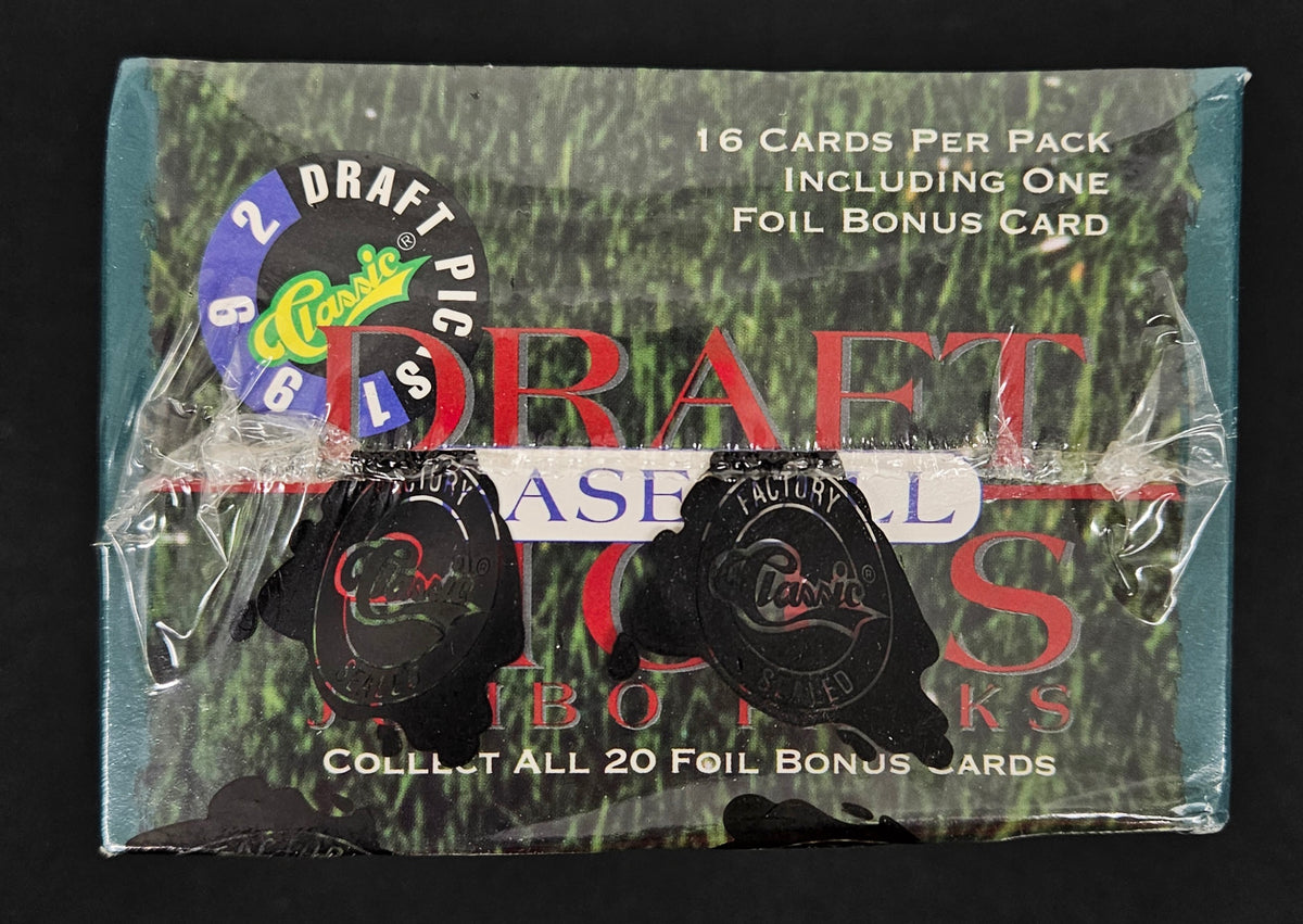 1992 Classic Draft Picks Baseball Jumbo Packs Box Factory Sealed