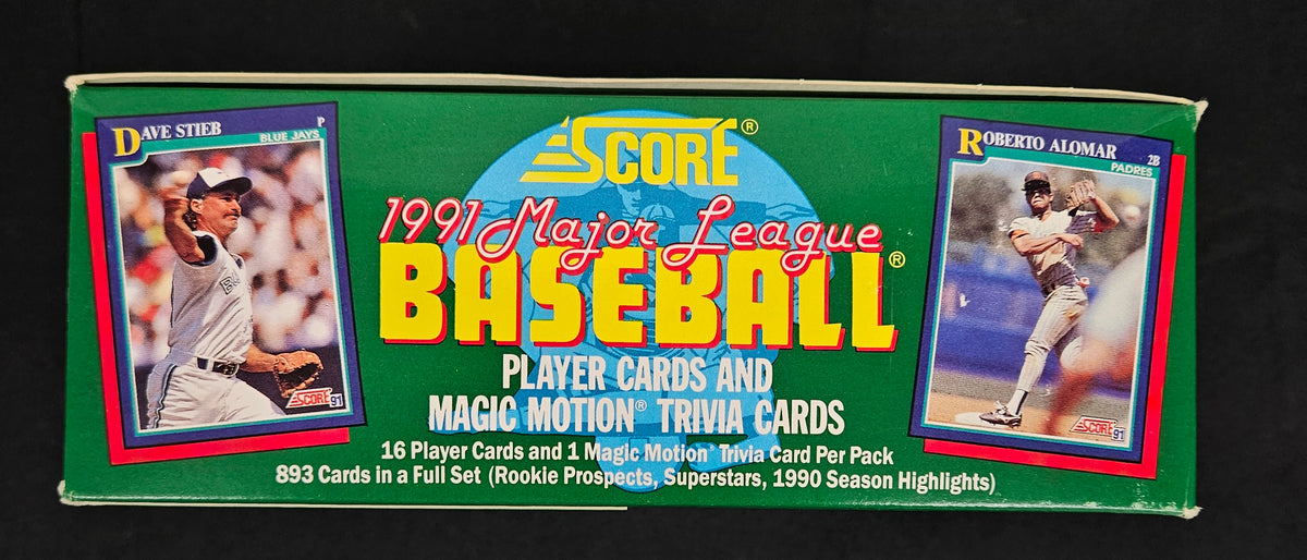 1991 Score Baseball Series 1 Wax Box 36 Factory Sealed Packs