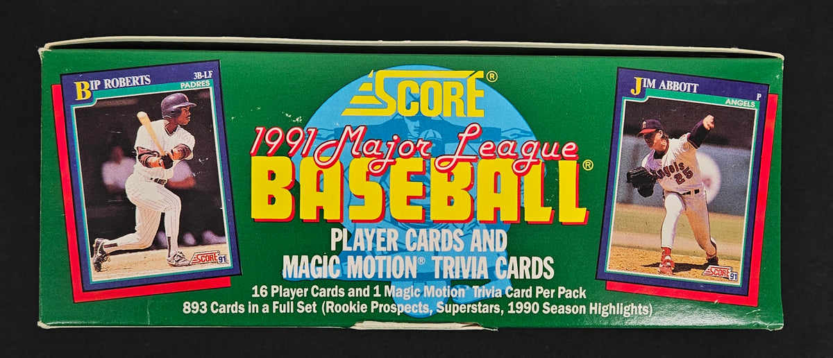 1991 Score Baseball Series 1 Wax Box 36 Factory Sealed Packs