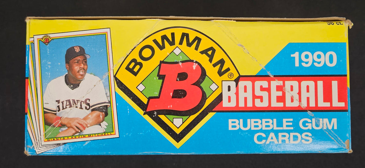 1990 Bowman Baseball Opened Box 36 Sealed Packs