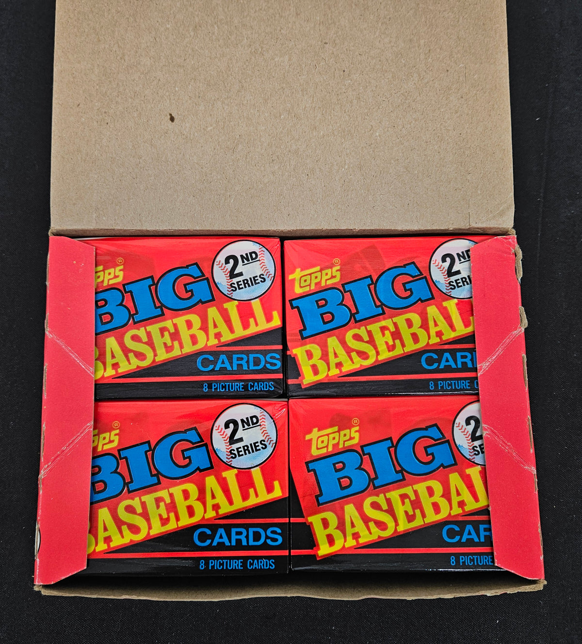 1990 Topps Big Baseball Series 2 Opened Box / 36 Sealed Packs