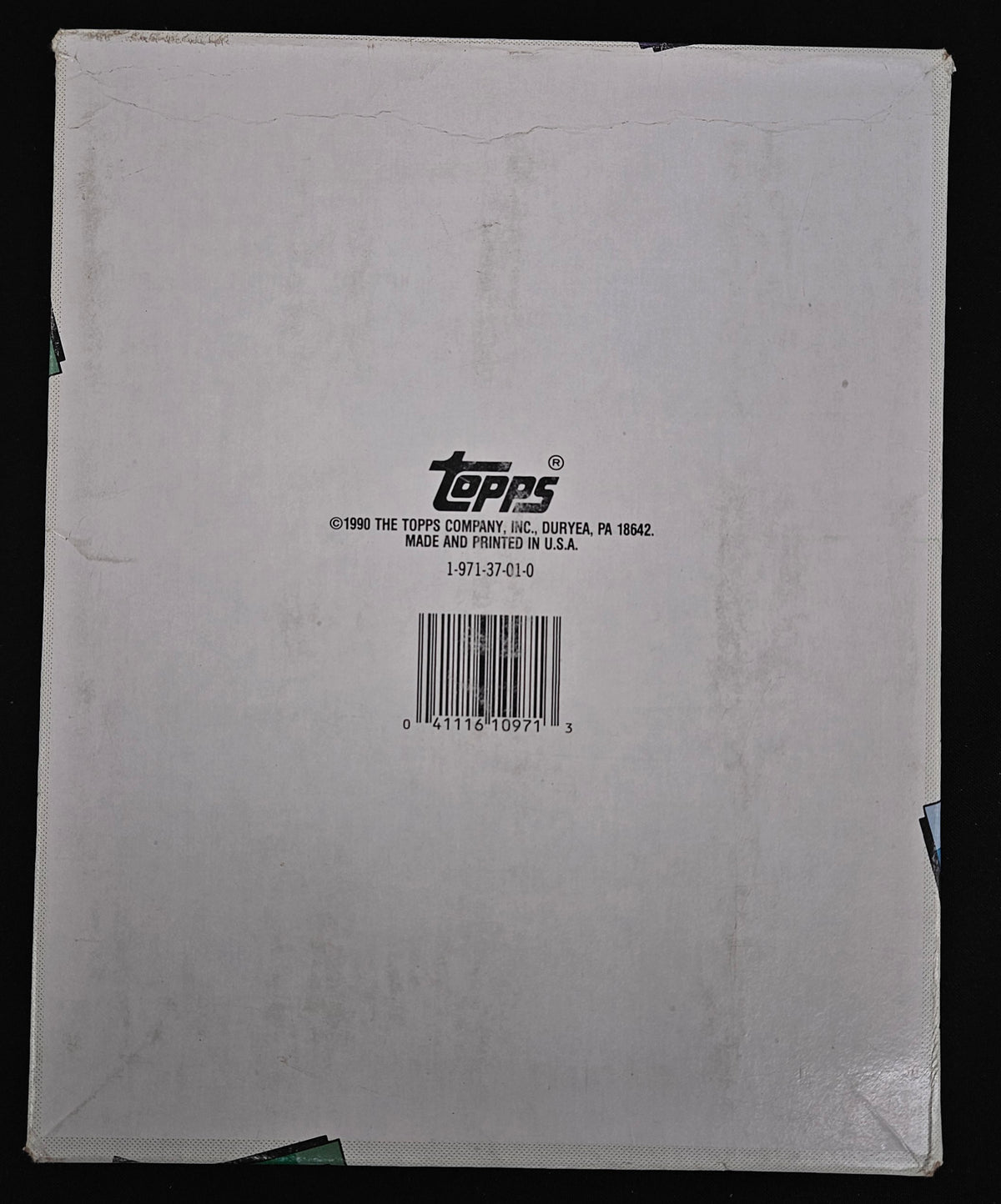 1990 Topps Baseball Rack Pack Box / 24 Sealed Packs