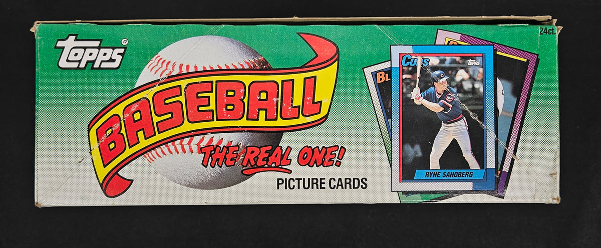 1990 Topps Baseball Rack Pack Box / 24 Sealed Packs