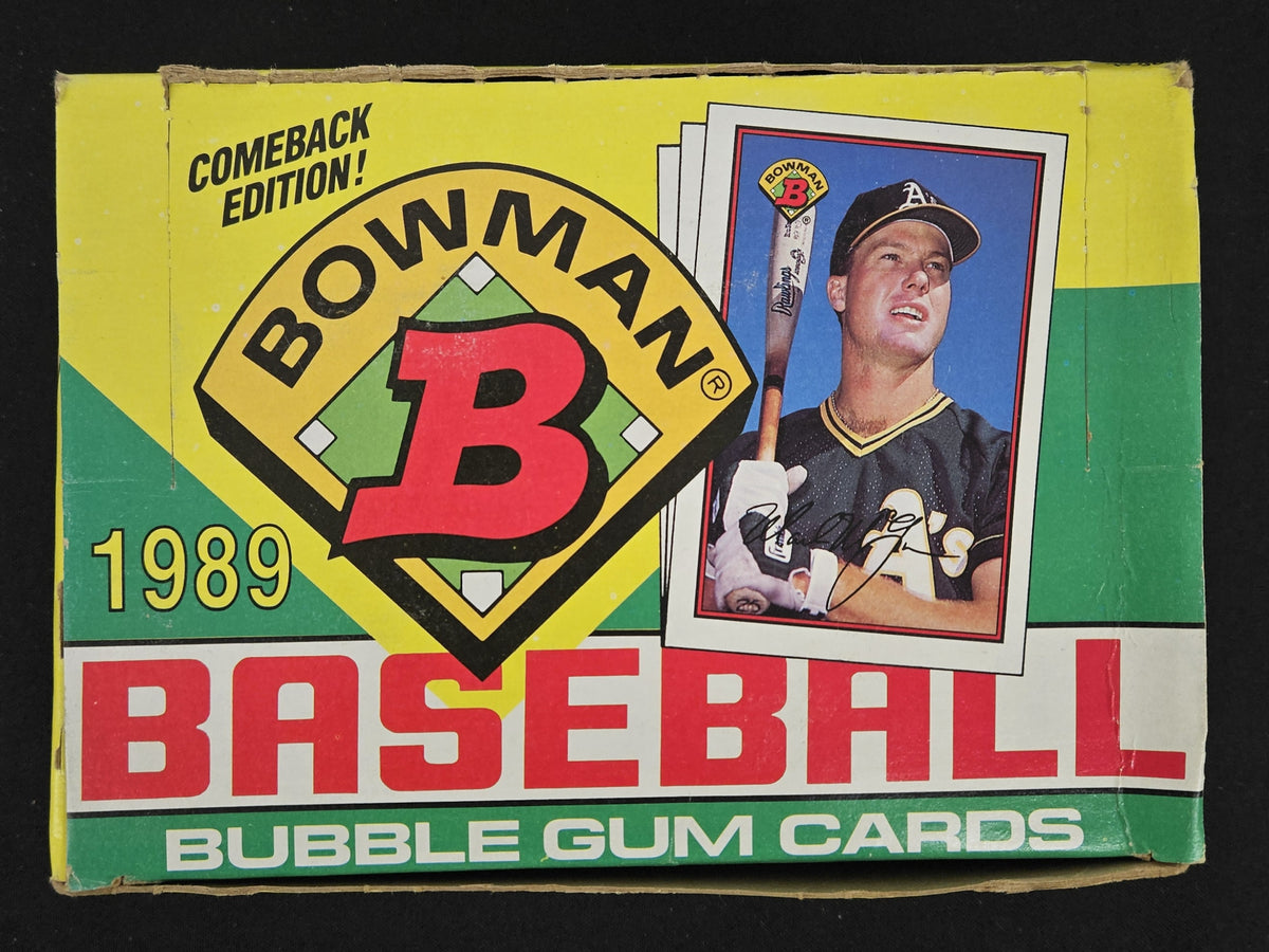 1989 Bowman Baseball Opened Wax Box /36 Sealed Packs