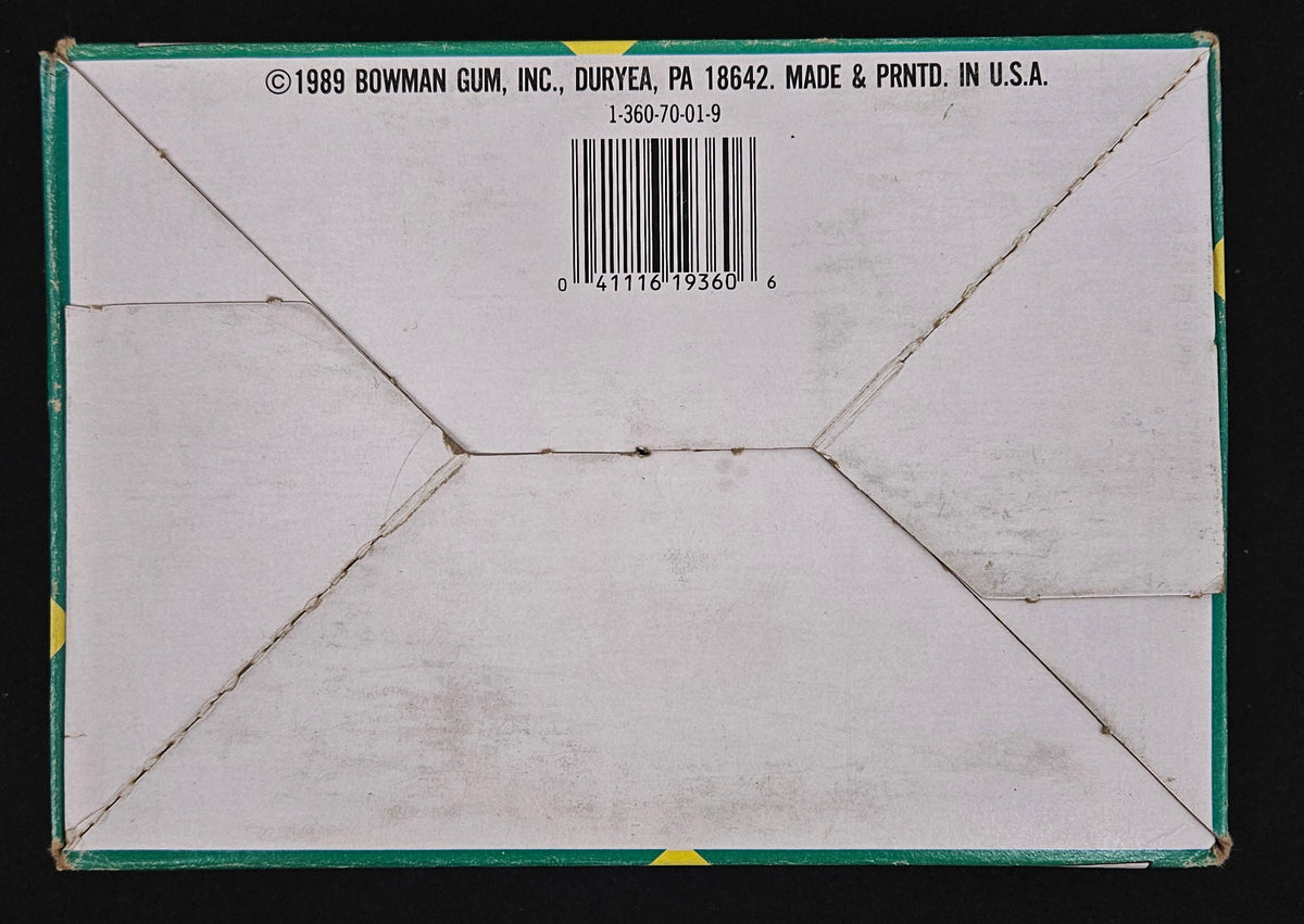 1989 Bowman Baseball Opened Wax Box /36 Sealed Packs