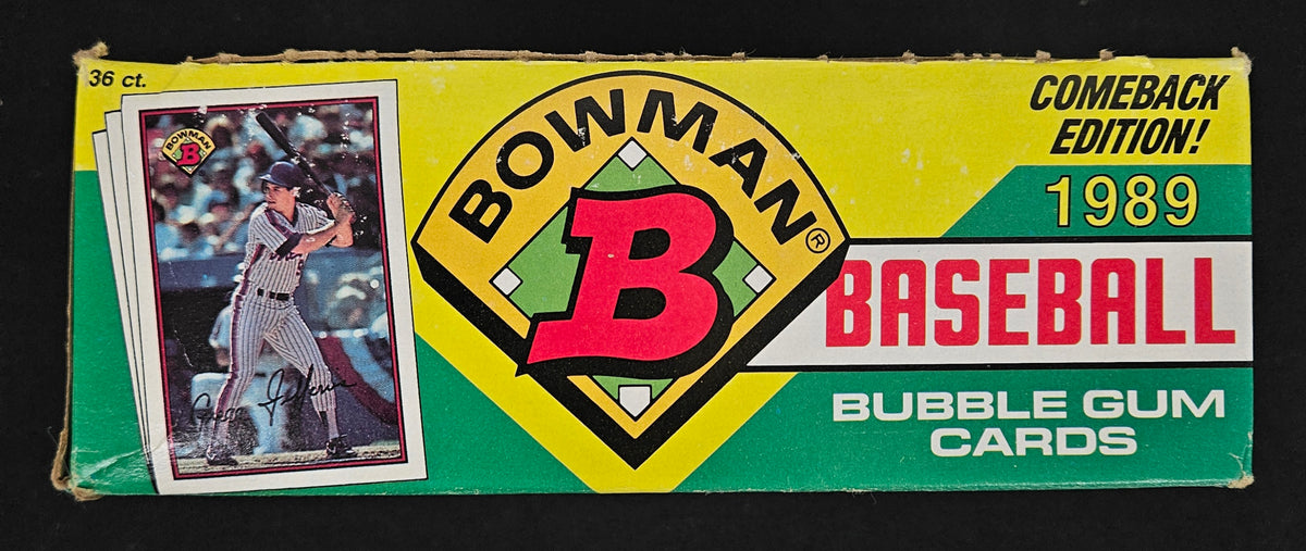 1989 Bowman Baseball Opened Wax Box /36 Sealed Packs