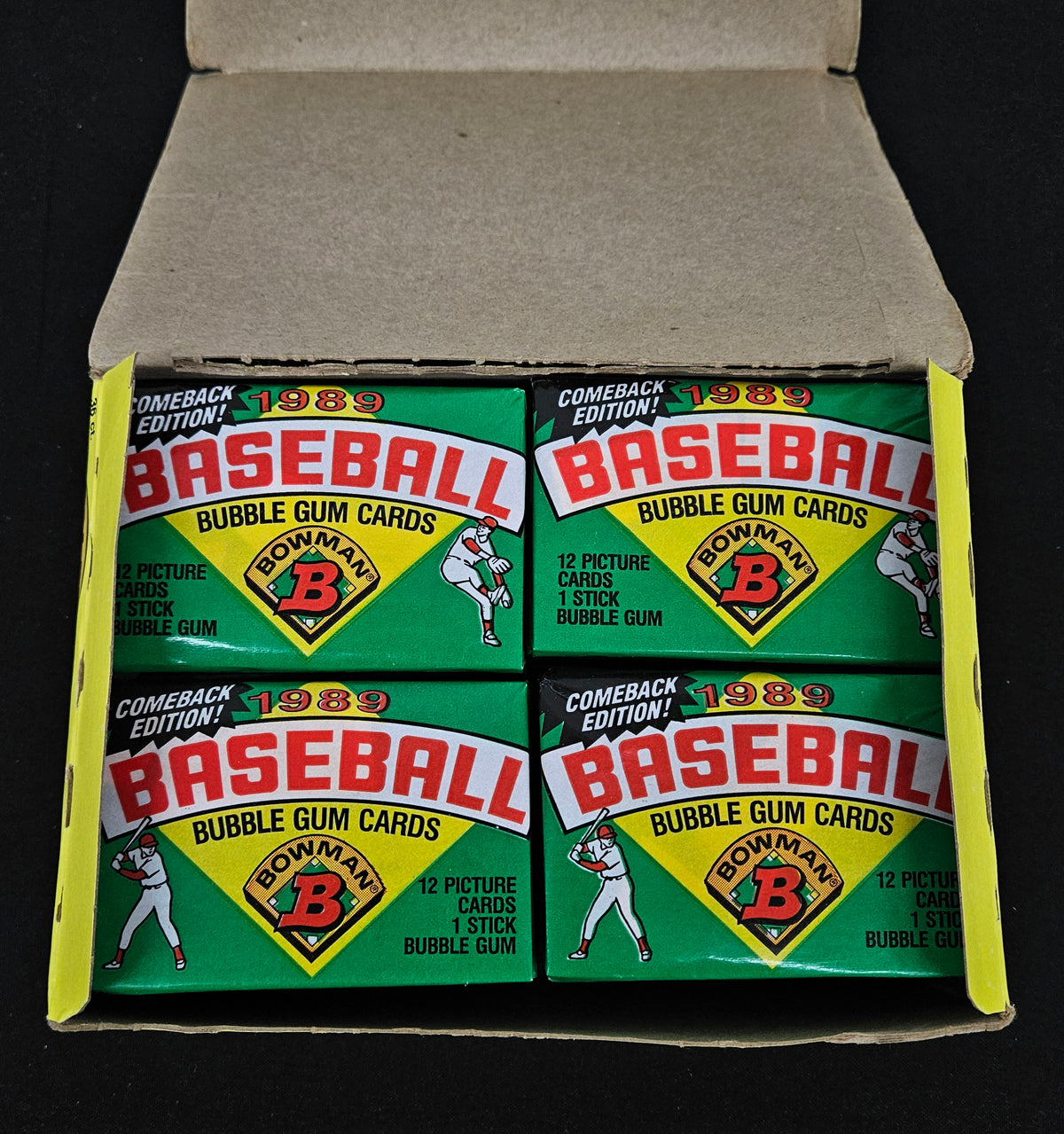 1989 Bowman Baseball Opened Wax Box /36 Sealed Packs