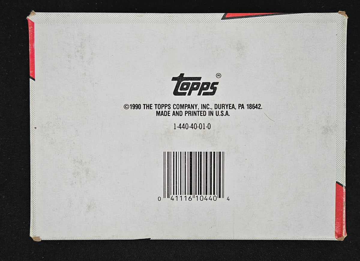 1990 Topps Baseball Yearbook Sticker Box / 48 Sealed Packs
