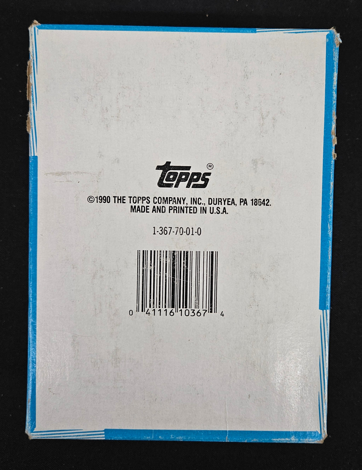 1990 Topps Major League Leaders Box / 36 Sealed Packs