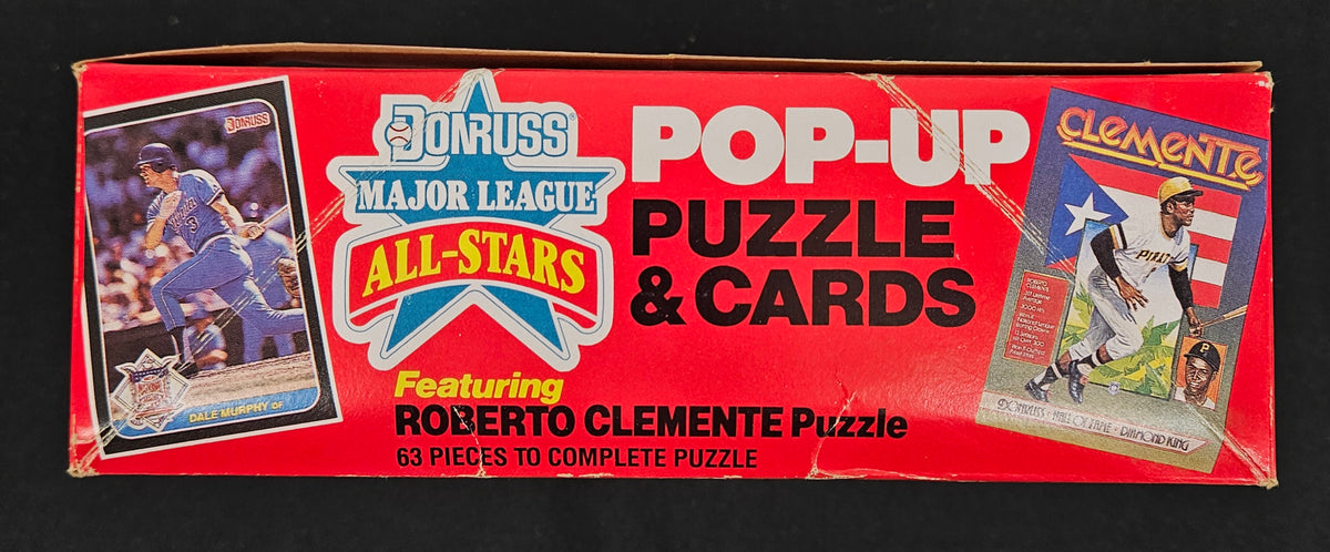 1987 Donruss Baseball Pop Up All-Stars Wax Box / 36 Sealed Packs