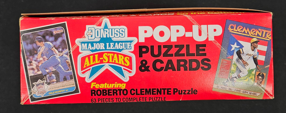 1987 Donruss Baseball Pop Up All-Stars Wax Box / 36 Sealed Packs