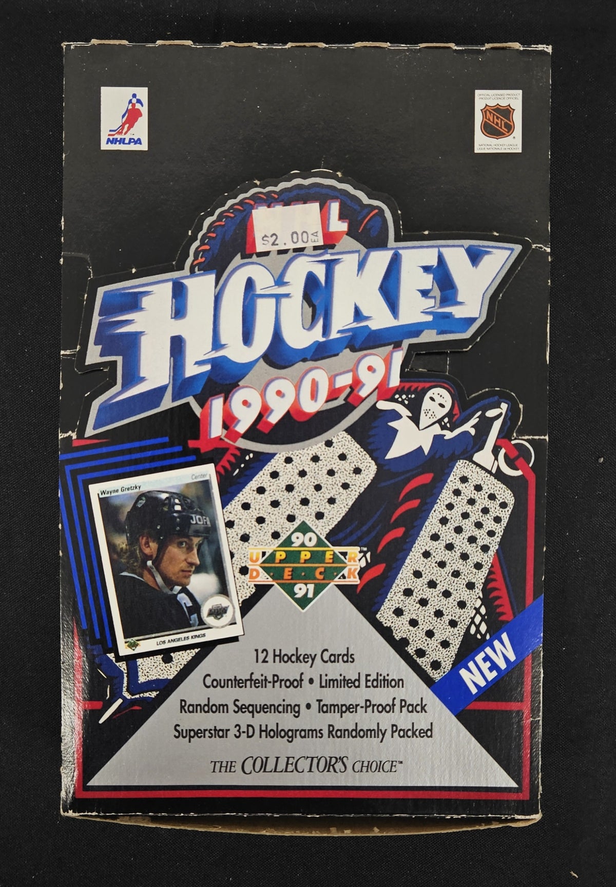 1990-91 Upper Deck Low Series Hockey Box / 36 Sealed Packs