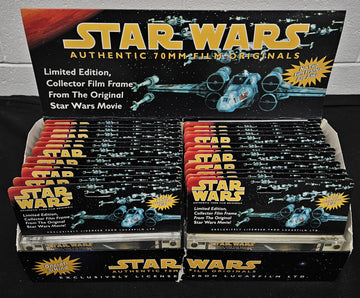 1995 Star Wars Collector Film Cell 70mm 24 Ct. With Display *Read*