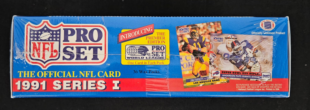 1991 Pro Set Football Series 1 Factory Sealed Box