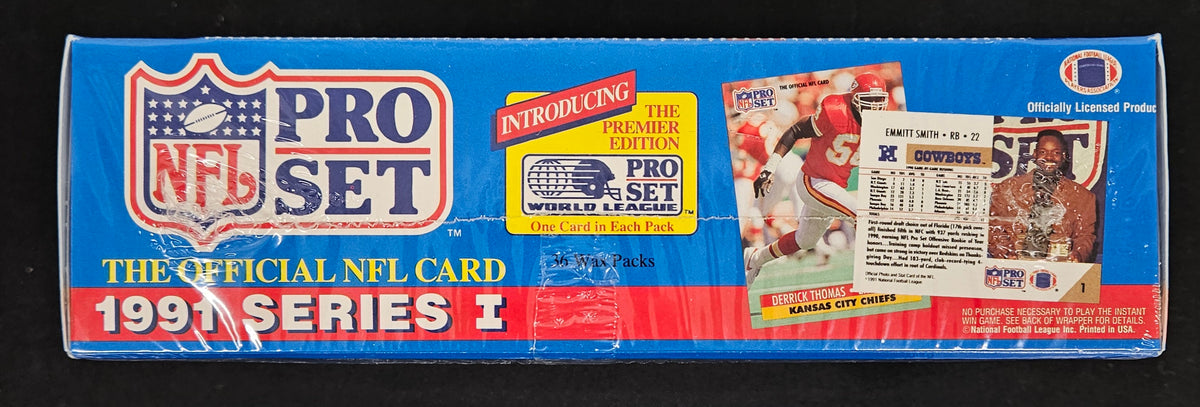 1991 Pro Set Football Series 1 Factory Sealed Box
