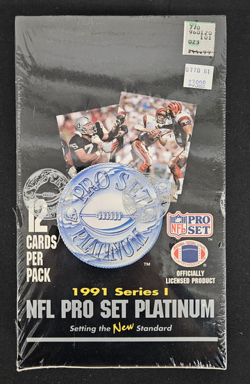1991 Pro Set Platinum Series 1 Football Box Factory Sealed
