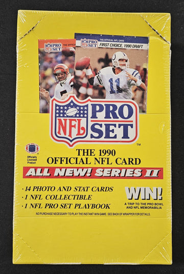 1990 Pro Set Series 2 Football Box Factory Sealed