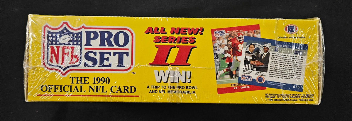 1990 Pro Set Series 2 Football Box Factory Sealed