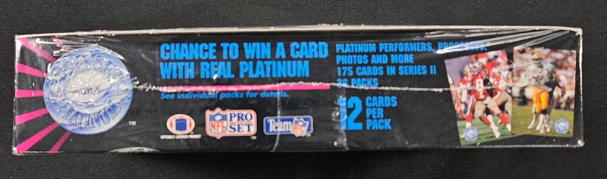 1991 Pro Set Platinum 2 Football Box Factory Sealed