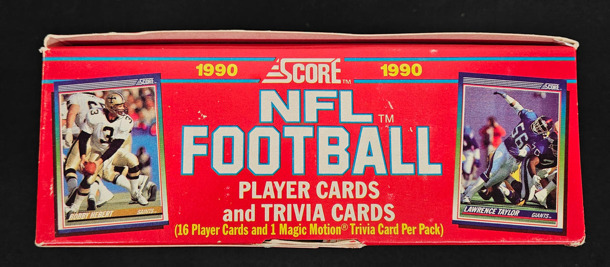 1990 Score Series 1 Football Wax Box / 36 Sealed Packs