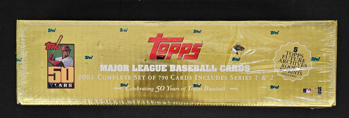 2001 Topps Baseball Complete Factory Set w/ Archives Rookie Reprints Sealed