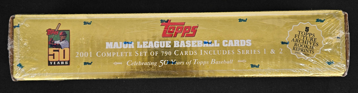 2001 Topps Baseball Complete Factory Set w/ Archives Rookie Reprints Sealed