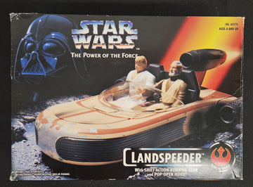 1995 Kenner Star Wars The Power Of The Force LandSpeeder Action Figure