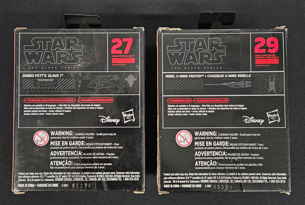 Hasbro Star Wars The Black Series U-Wing/Jango Fett's Slave 1 Titanium Figures