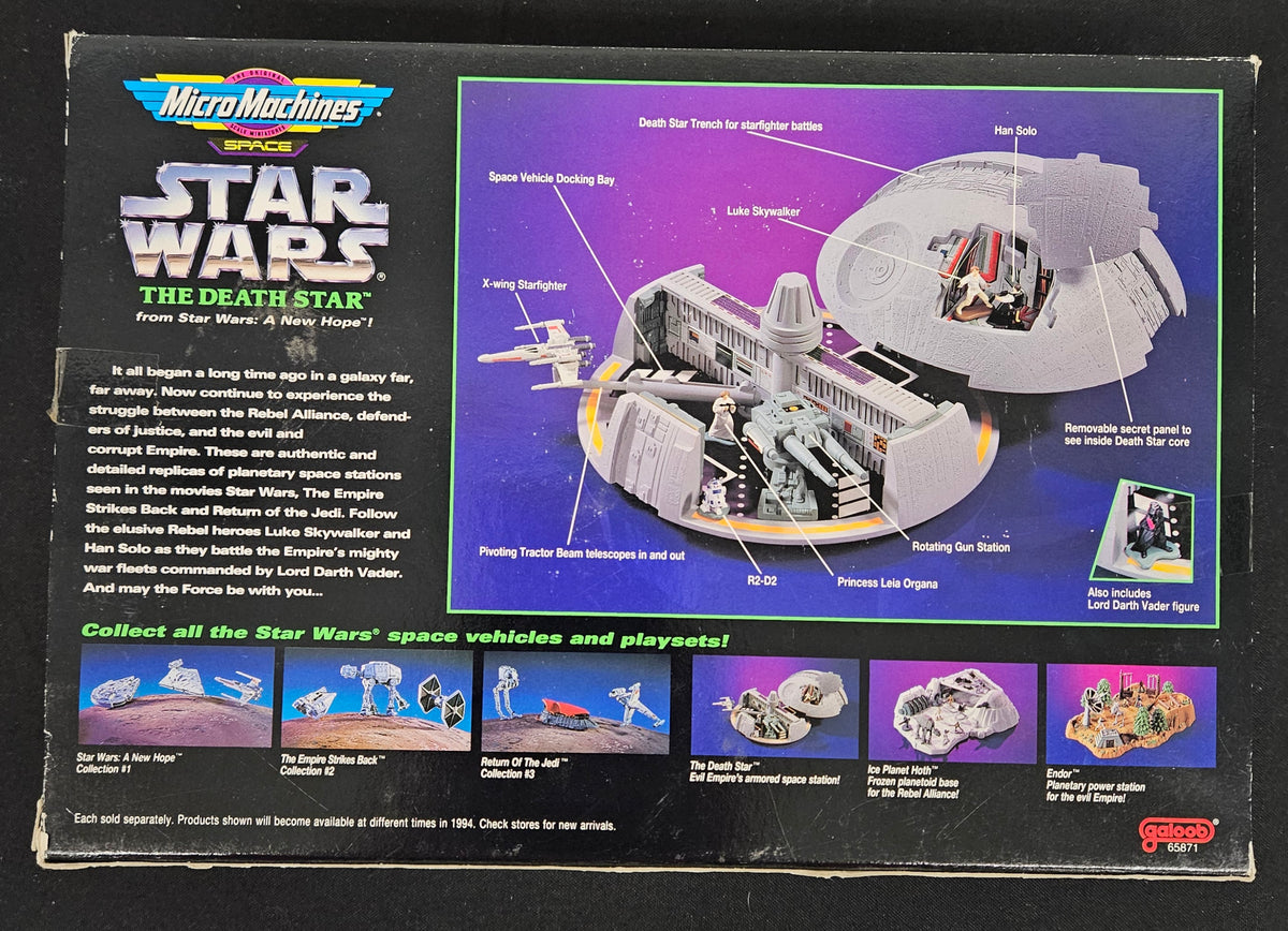1993 Micro Machines Star Wars "The Death Star" In Box