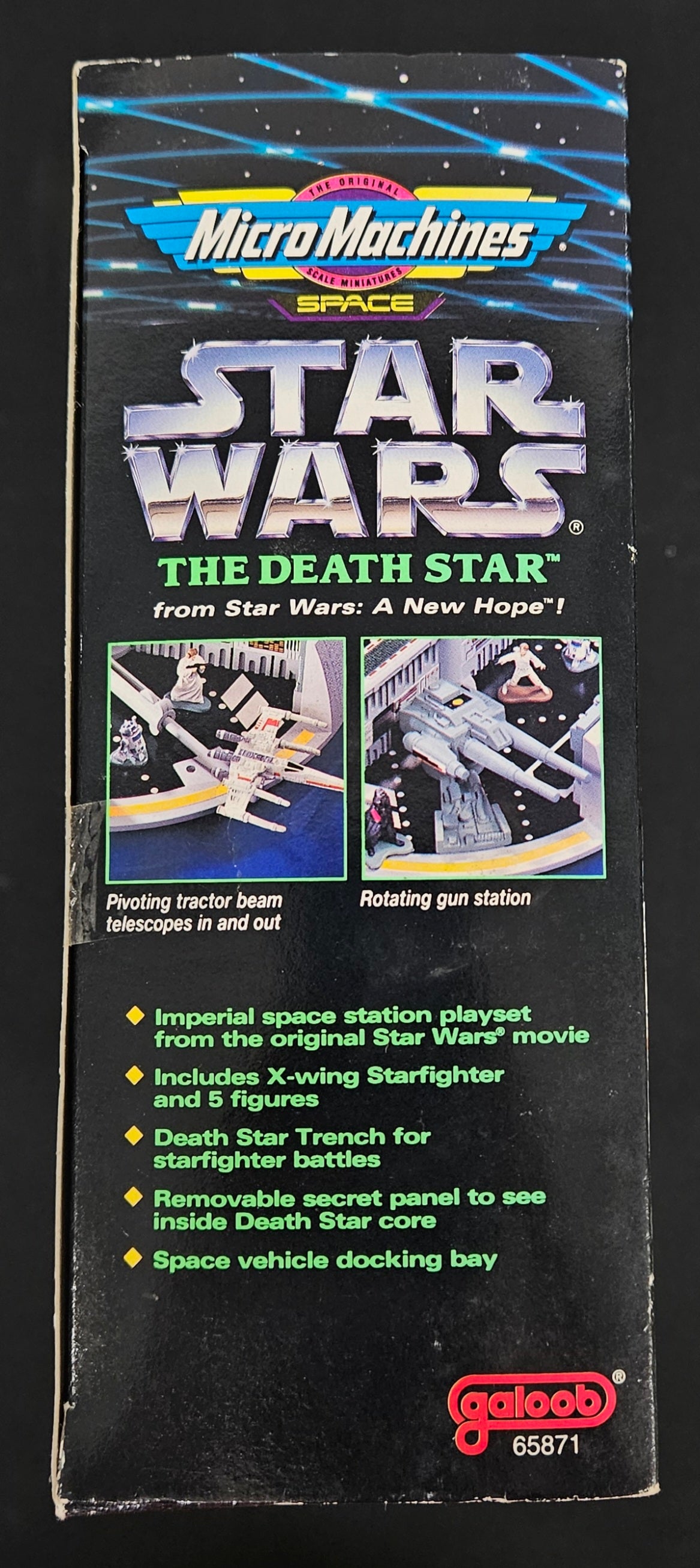 1993 Micro Machines Star Wars "The Death Star" In Box