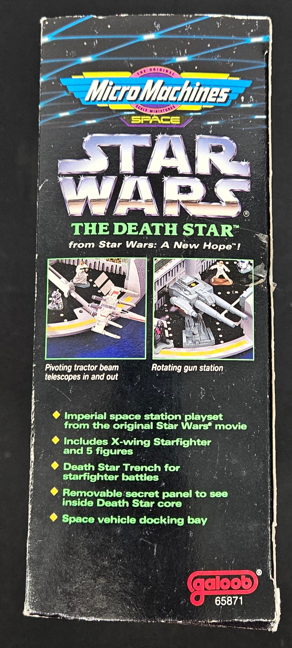 1993 Micro Machines Star Wars "The Death Star" In Box