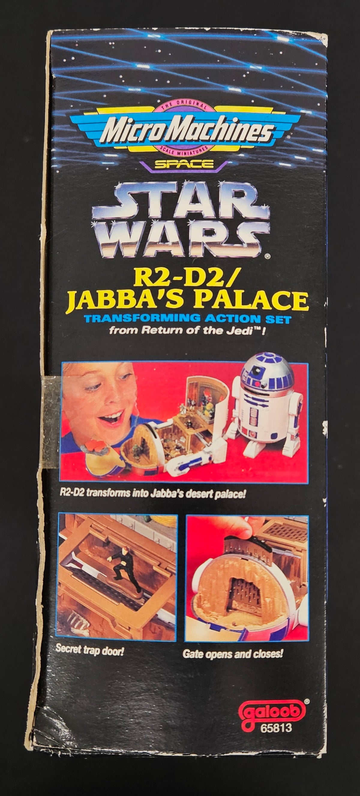 1994 Micro Machines Star Wars R2-D2 / Jabba's Palace In Box