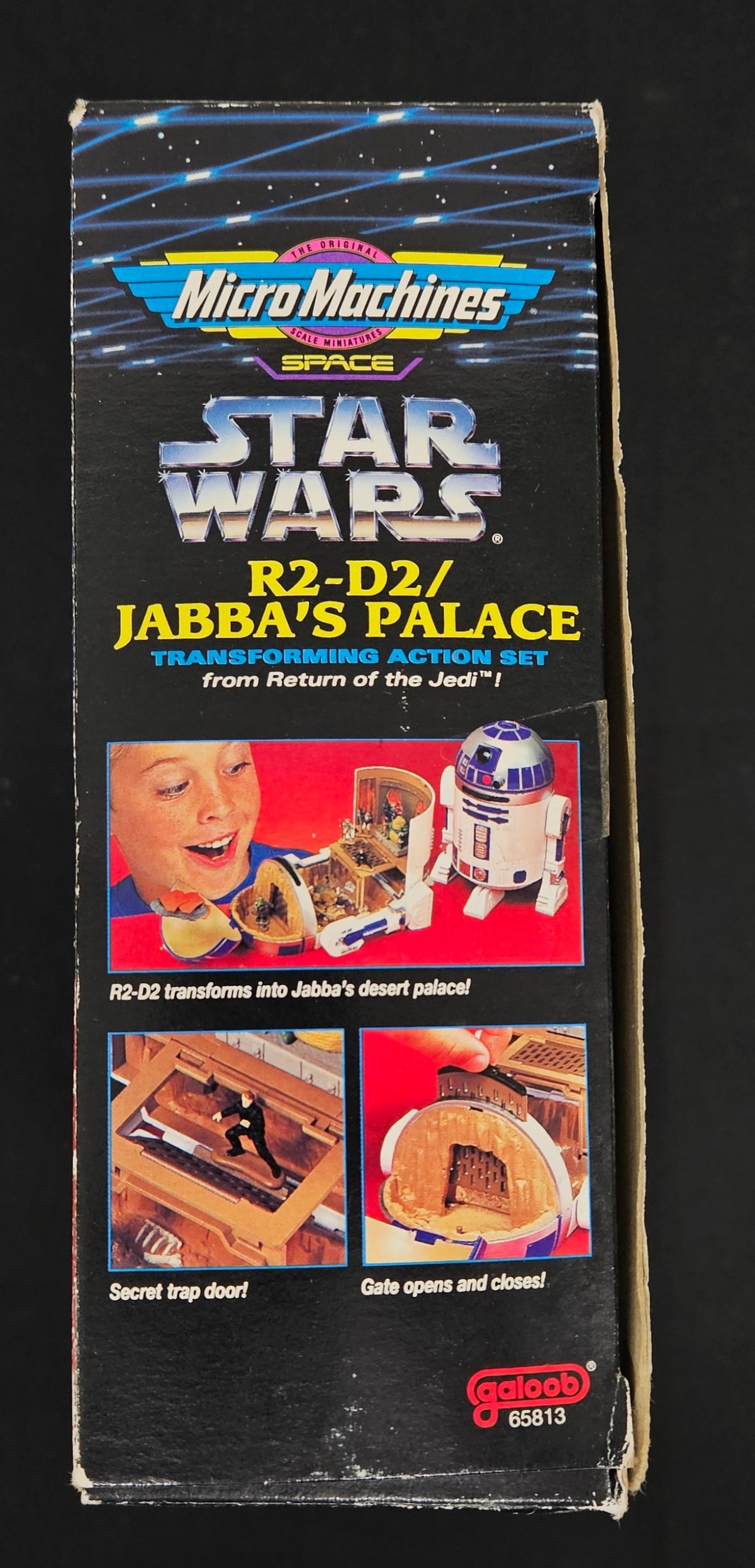 1994 Micro Machines Star Wars R2-D2 / Jabba's Palace In Box