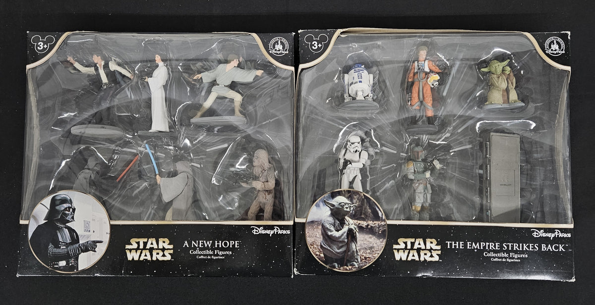 Disney Parks Star Wars: ANH/TESB Collectible Figures (2 Box Set)