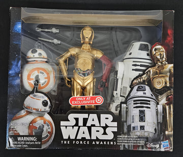 2015 Hasbro Star Wars: The Force Awakens BB-8 / C-3PO / RO-4LO Figures In Box