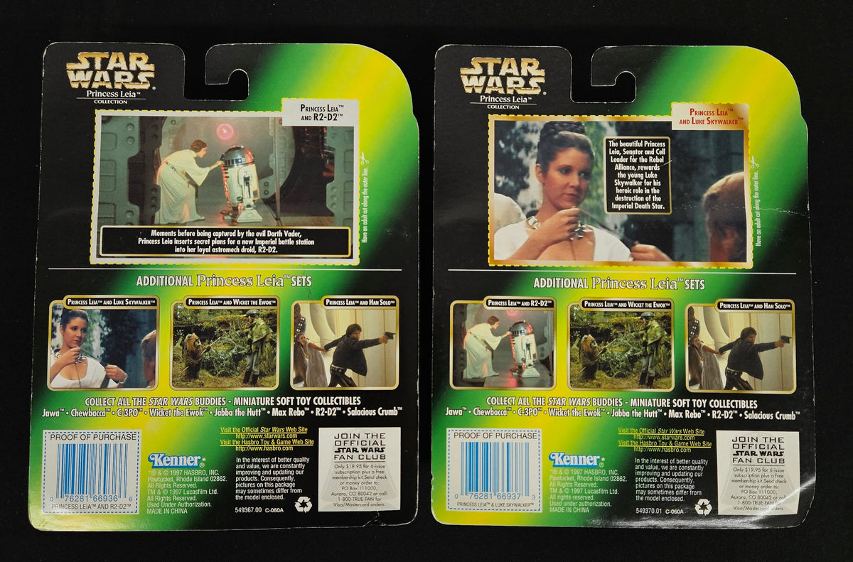 1997 Kenner Star Wars Princess Leia Collection Figures (2 Box Set)