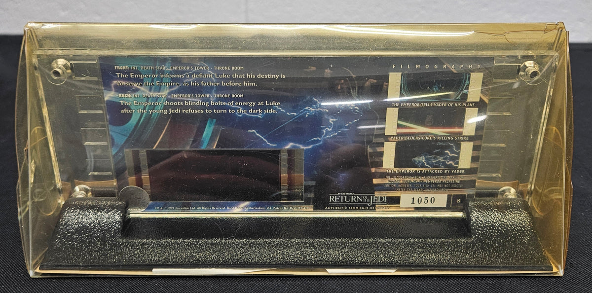 1997 Lucasfilm Star Wars: Return Of The Jedi Emperor Palpatine 70MM Film Cel