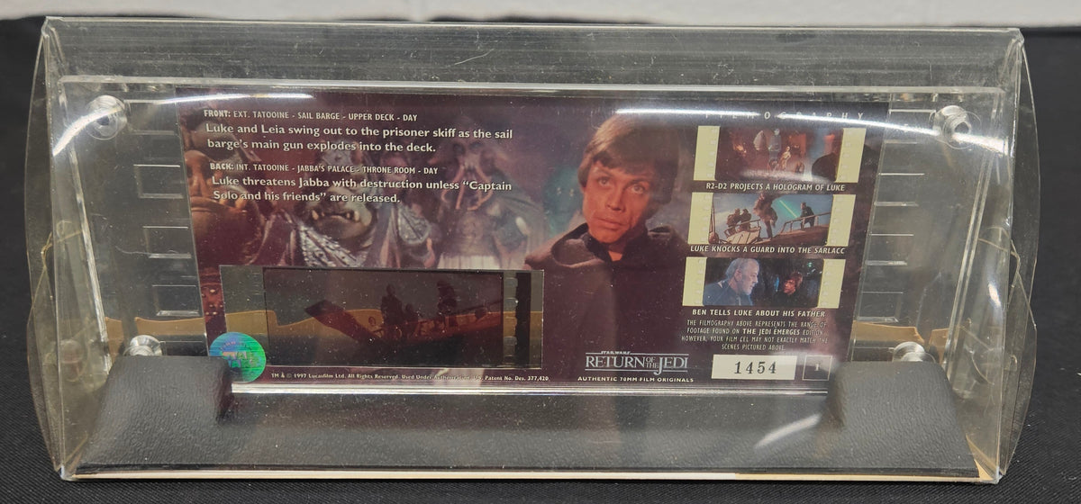 1997 Lucasfilm Star Wars: Return Of The Jedi The Jedi Emerges 70MM Film Cel
