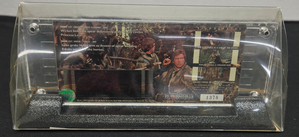 1997 Lucasfilm Star Wars: Return Of The Jedi Ewoks 70MM Film Cel