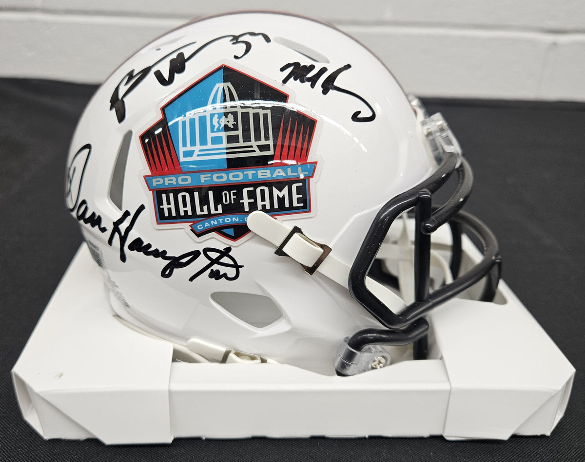 Brian Urlacher/Singletary/Hampton Signed Autographed Mini Helmet Beckett Auth.