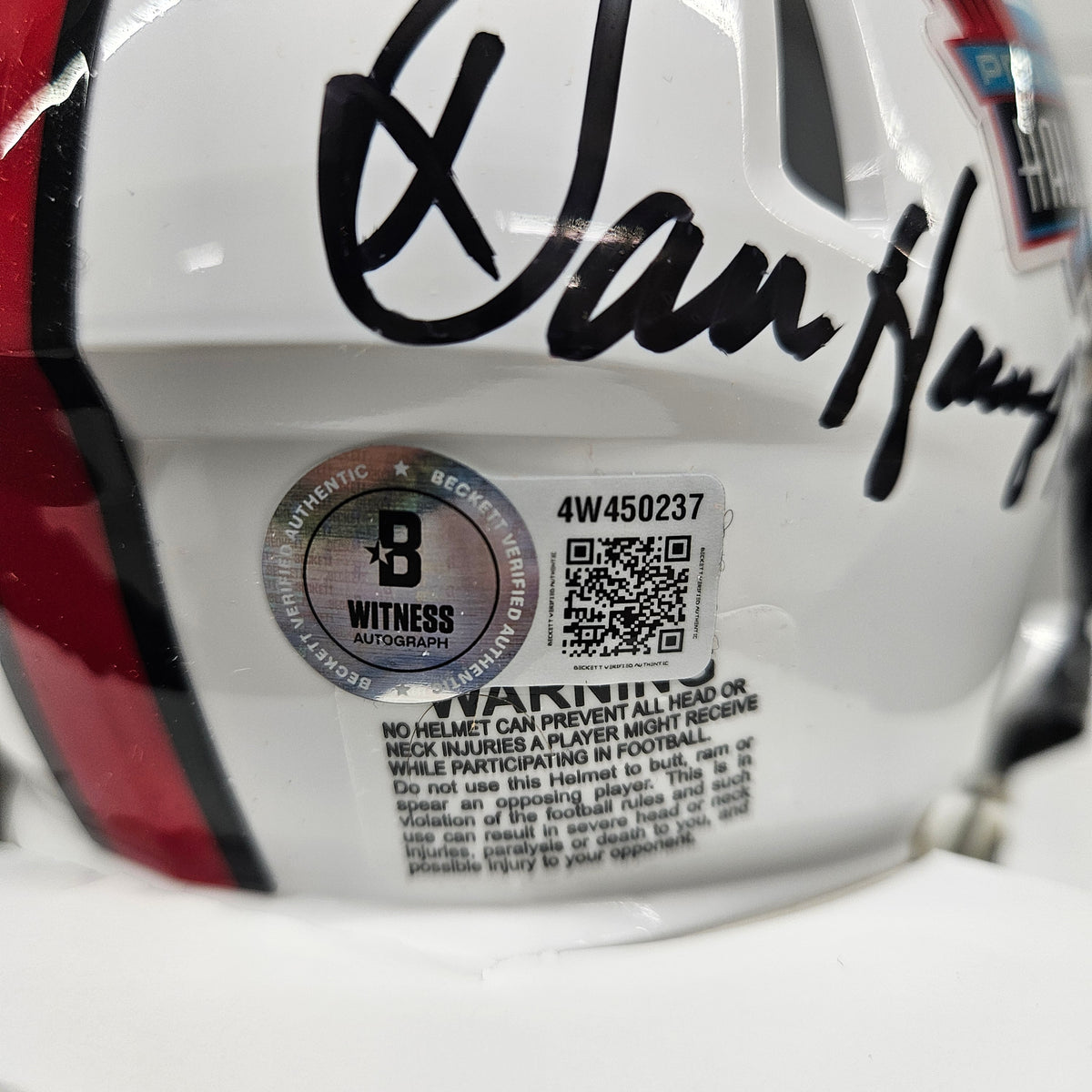 Brian Urlacher/Singletary/Hampton Signed Autographed Mini Helmet Beckett Auth.